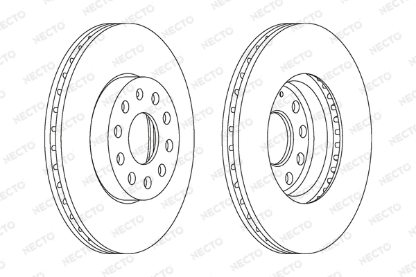 NECTO féktárcsa - WN1236 - TothCarparts
