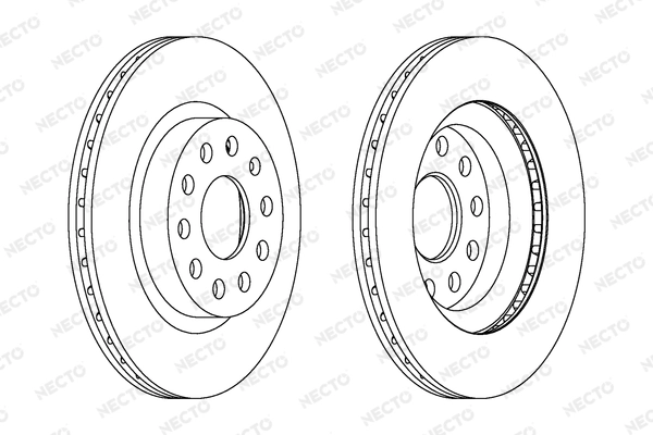 NECTO féktárcsa - WN1241 - TothCarparts