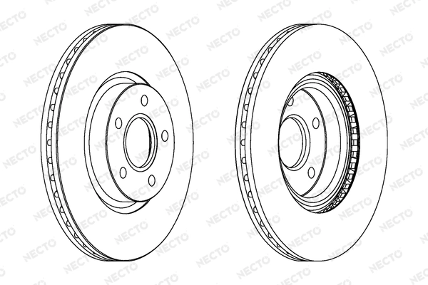 NECTO féktárcsa - WN1249 - TothCarparts