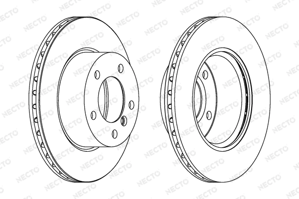 NECTO féktárcsa - WN1250 - TothCarparts