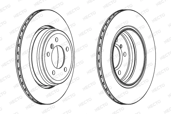 NECTO féktárcsa - WN1261 - TothCarparts