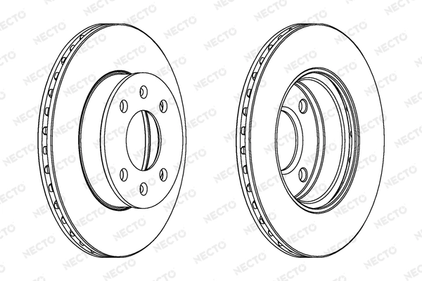 NECTO féktárcsa - WN1281 - TothCarparts