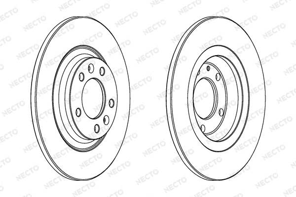 NECTO féktárcsa - WN1287 - TothCarparts