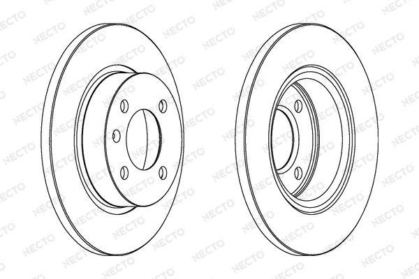 NECTO féktárcsa - WN1294 - TothCarparts