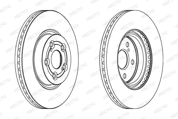 NECTO féktárcsa - WN1321 - TothCarparts