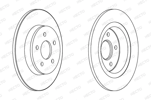 NECTO féktárcsa - WN1324 - TothCarparts