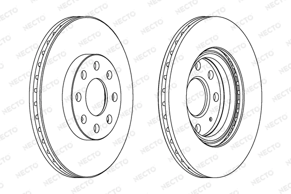 NECTO féktárcsa - WN1326 - TothCarparts