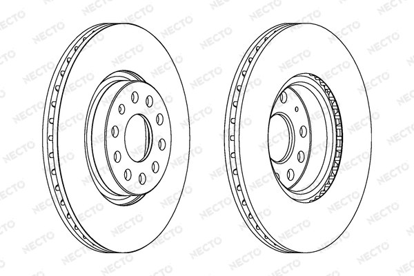 NECTO féktárcsa - WN1327 - TothCarparts