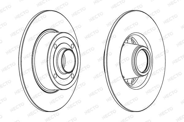 NECTO féktárcsa - WN1339 - TothCarparts