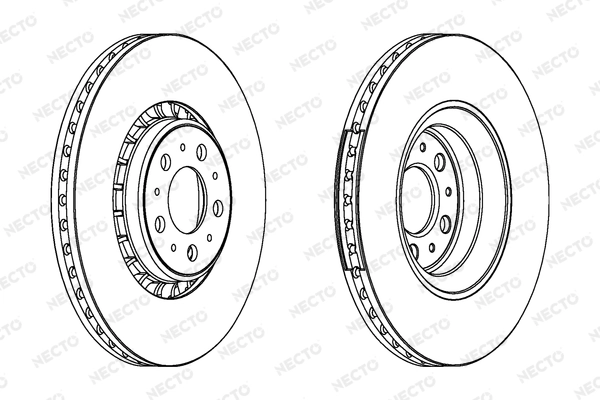 NECTO féktárcsa - WN1340 - TothCarparts