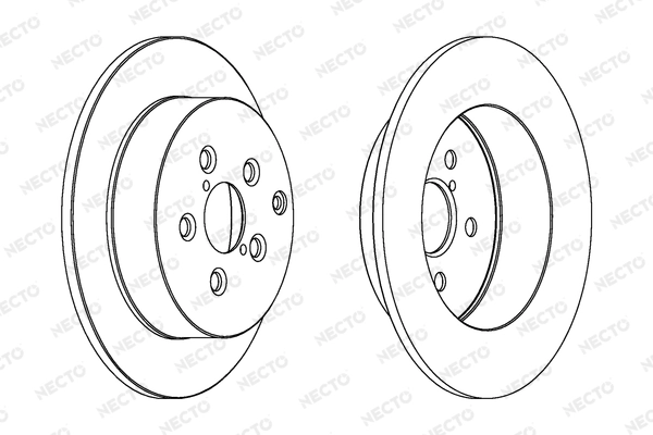 NECTO féktárcsa - WN1364 - TothCarparts