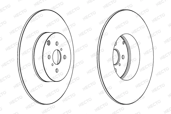 NECTO féktárcsa - WN1372 - TothCarparts