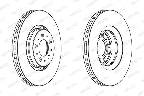 NECTO féktárcsa - WN1381 - TothCarparts