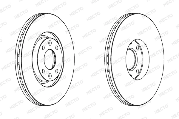 NECTO féktárcsa - WN1392 - TothCarparts