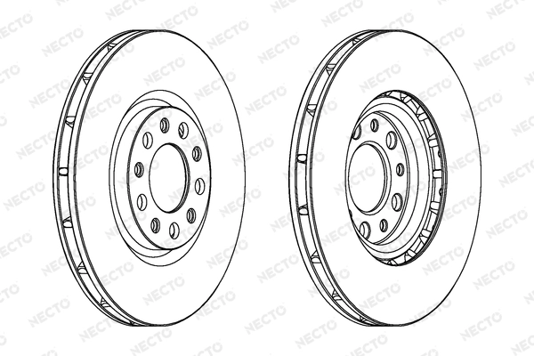 NECTO féktárcsa - WN1399 - TothCarparts