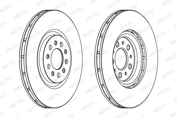 NECTO féktárcsa - WN1403 - TothCarparts