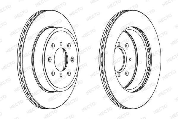 NECTO féktárcsa - WN1435 - TothCarparts