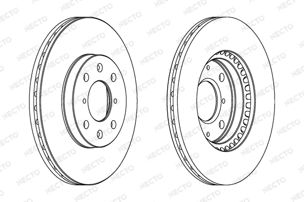 NECTO féktárcsa - WN1446 - TothCarparts