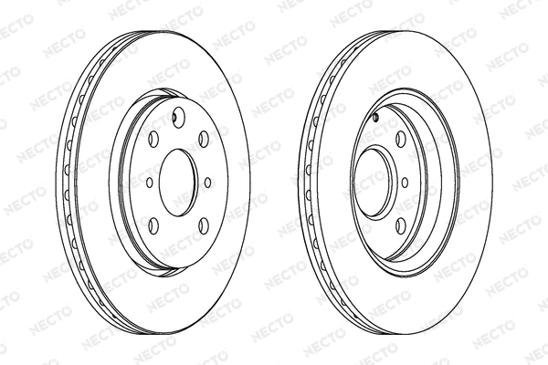 NECTO féktárcsa - WN1453 - TothCarparts