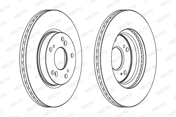 NECTO féktárcsa - WN1465 - TothCarparts