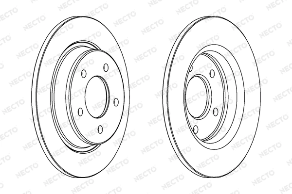 NECTO féktárcsa - WN1472 - TothCarparts