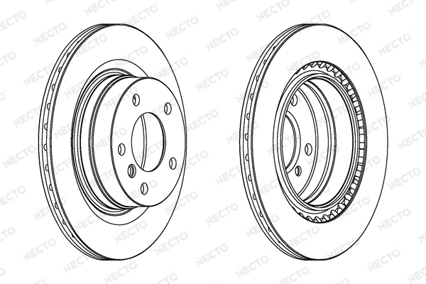 NECTO féktárcsa - WN1475 - TothCarparts