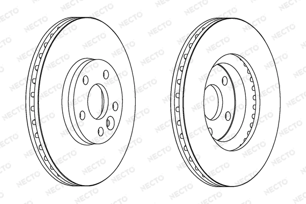 NECTO féktárcsa - WN1496 - TothCarparts