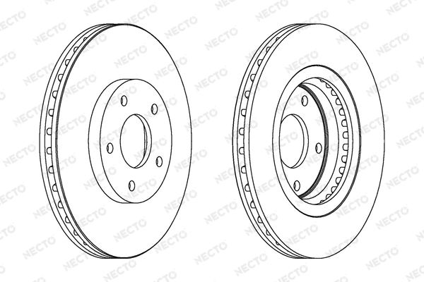 NECTO féktárcsa - WN1516 - TothCarparts