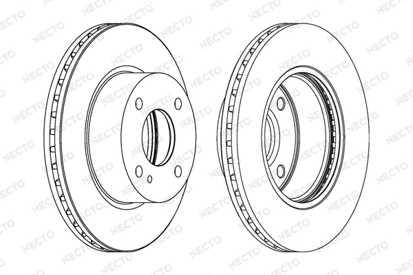 NECTO féktárcsa - WN1517 - TothCarparts