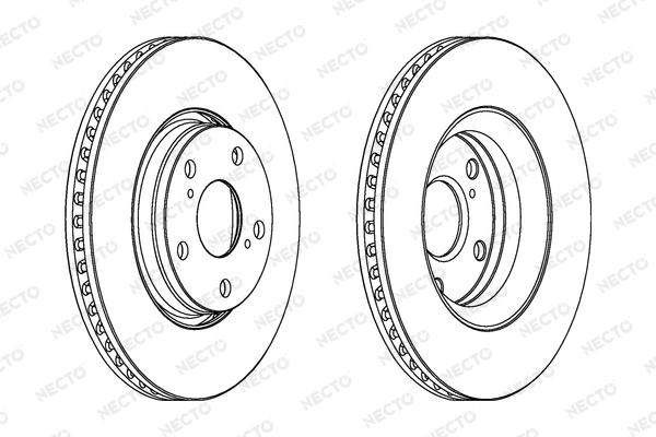 NECTO féktárcsa - WN1523 - TothCarparts