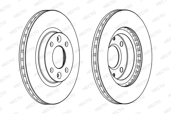 NECTO féktárcsa - WN1524 - TothCarparts
