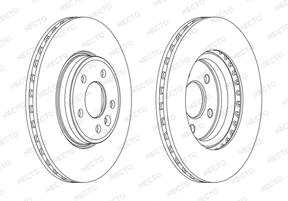 NECTO féktárcsa - WN1528 - TothCarparts