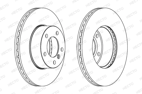NECTO féktárcsa - WN1529 - TothCarparts