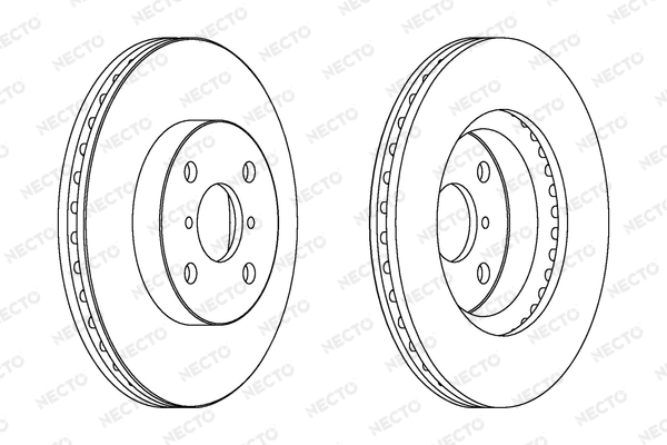NECTO féktárcsa - WN1531 - TothCarparts