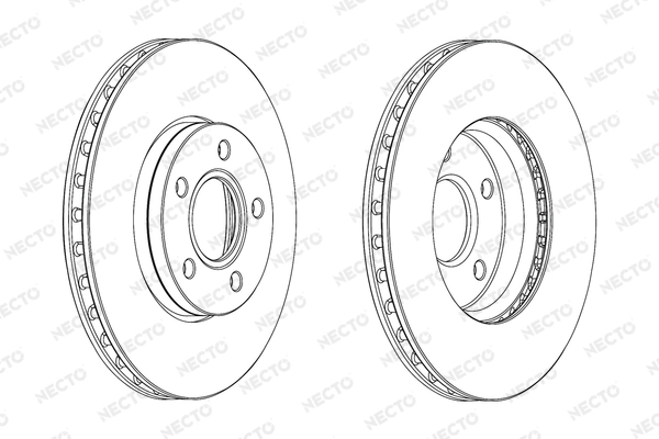 NECTO féktárcsa - WN1539 - TothCarparts