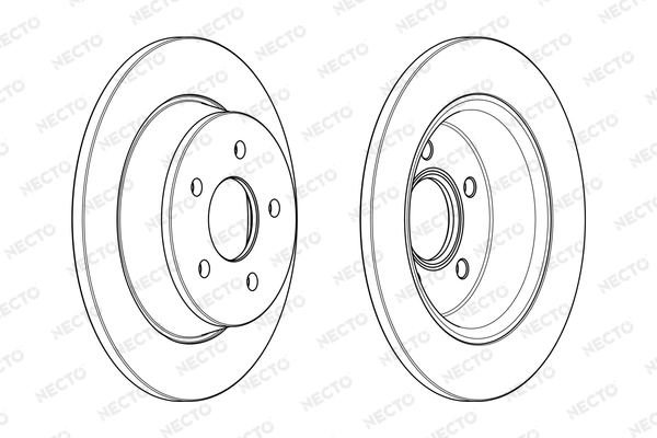 NECTO féktárcsa - WN1554 - TothCarparts