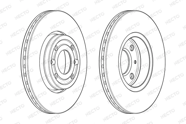 NECTO féktárcsa - WN1560 - TothCarparts
