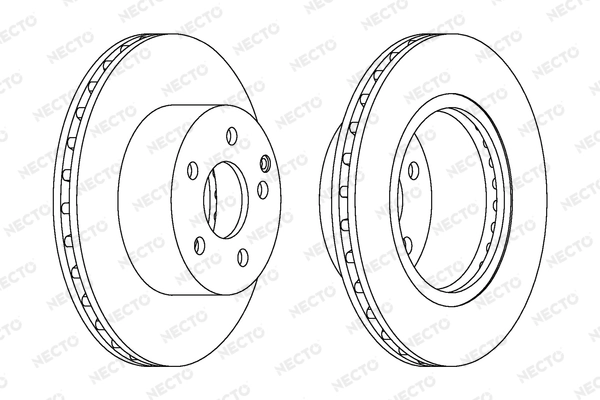 NECTO féktárcsa - WN1565 - TothCarparts