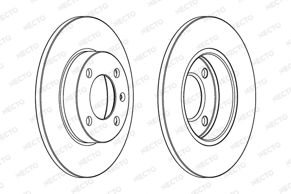 NECTO féktárcsa - WN220 - TothCarparts