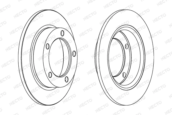 NECTO féktárcsa - WN270 - TothCarparts