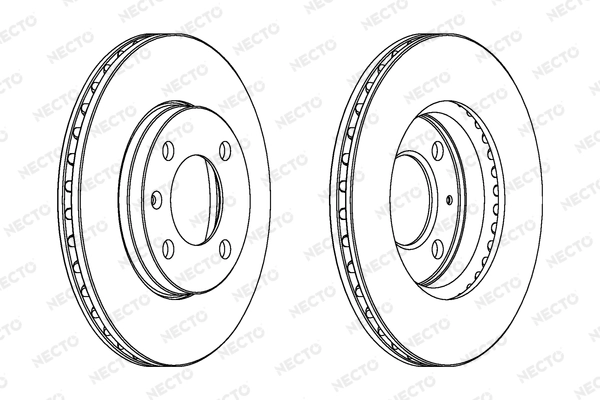 NECTO féktárcsa - WN340 - TothCarparts