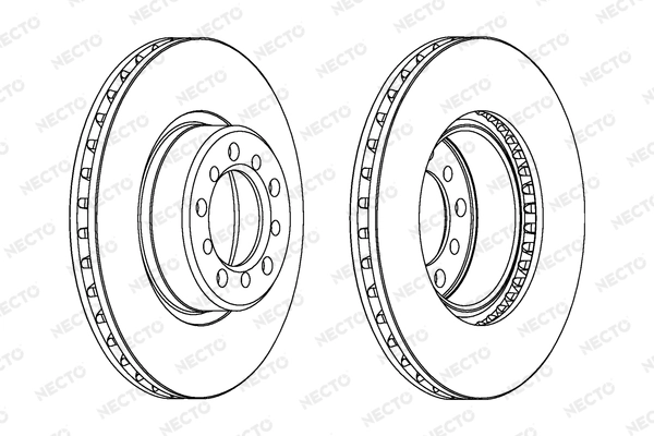 NECTO féktárcsa - WN418 - TothCarparts