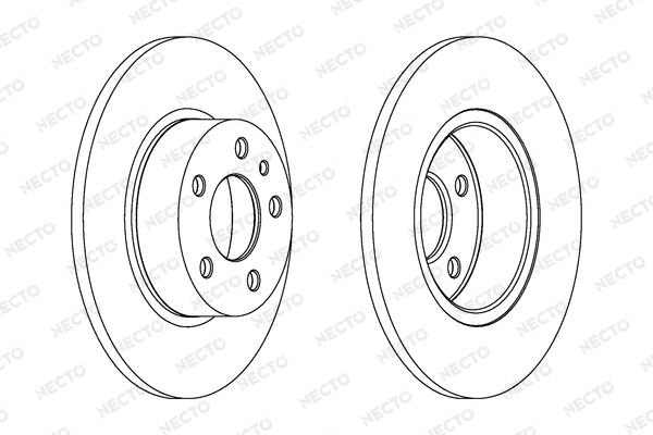 NECTO féktárcsa - WN429 - TothCarparts