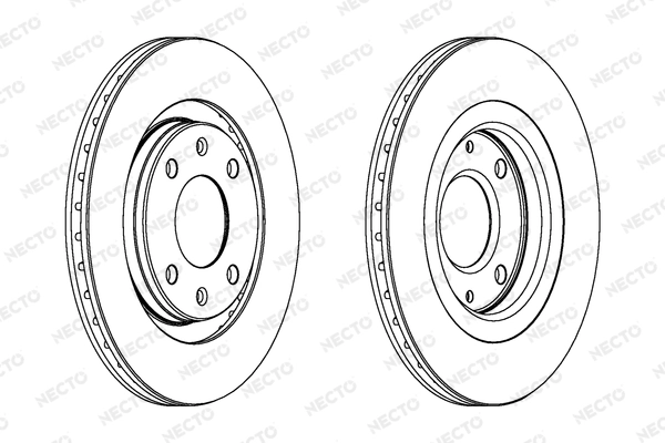 NECTO féktárcsa - WN431 - TothCarparts