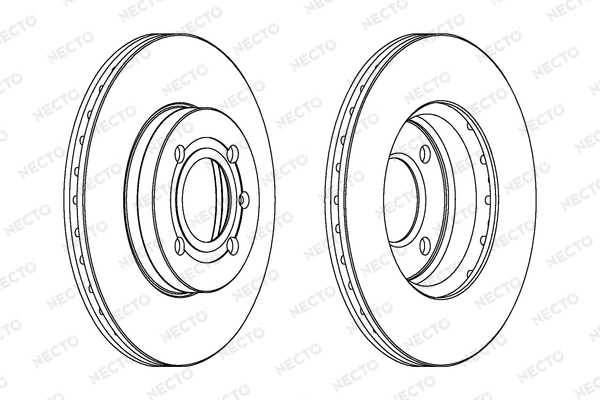 NECTO féktárcsa - WN466 - TothCarparts