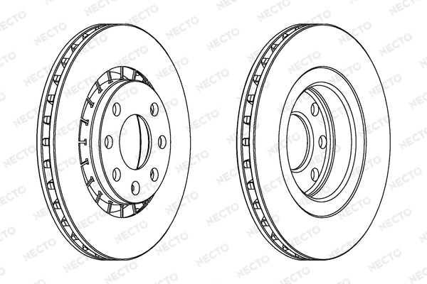 NECTO féktárcsa - WN467 - TothCarparts