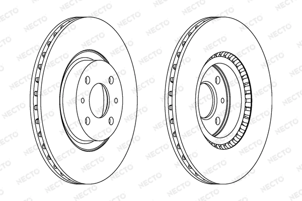 NECTO féktárcsa - WN477 - TothCarparts