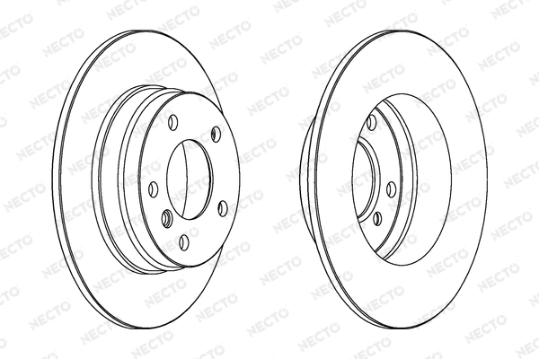 NECTO féktárcsa - WN505 - TothCarparts