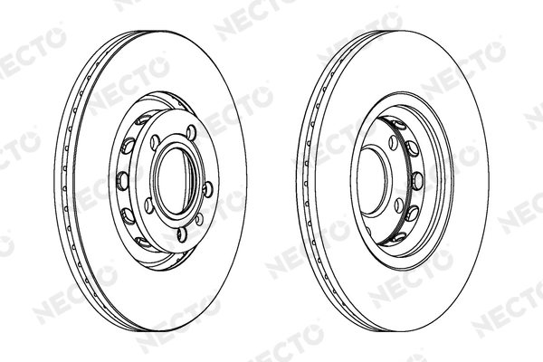 NECTO féktárcsa - WN533 - TothCarparts