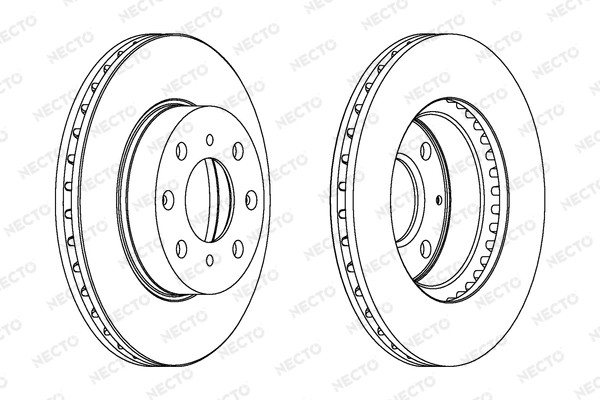 NECTO féktárcsa - WN564 - TothCarparts